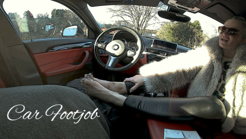 Sabdeluxe Hot Car Footjob Adventure preview