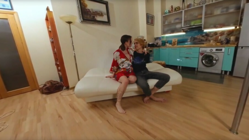 Young Wife Surprises Husband with Sexy Masseuse preview