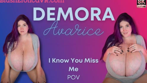 Demora Avarice: Sensual Solo Tease in 8K VR preview