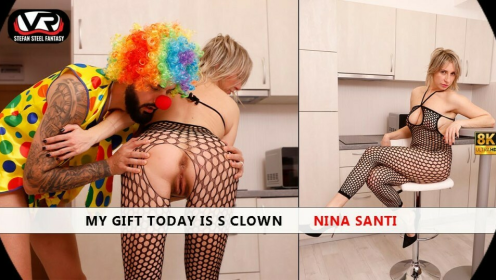 Nina Santi Clown Surprise in Stunning VR preview