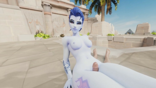 Widowmaker Thighjob Tease in Stunning 3D preview