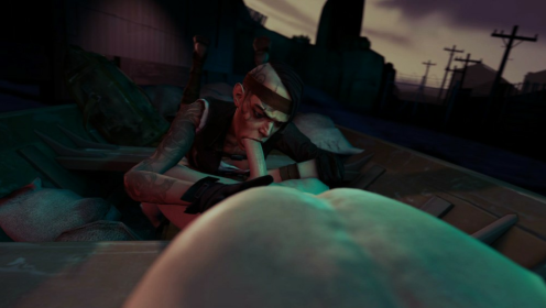 Lizzy Dominates in Dishonored XXX Parody 4K preview