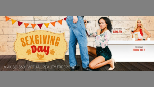 SexGiving Day VR Threesome with Bridgette & Anya preview