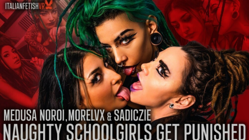Medusa Noroi in Naughty Schoolgirl Punishment preview