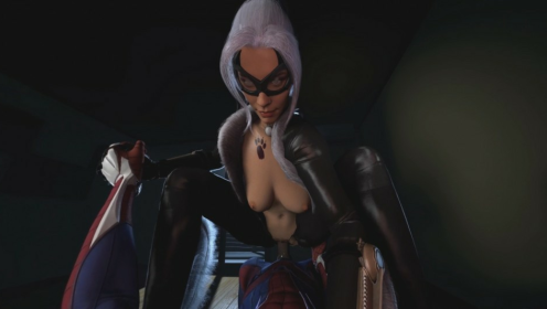 Black Cat's Seductive Web Trap XXX Parody preview
