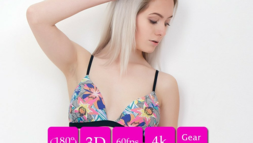 Kate Fresh Sexy Blonde VR Striptease 180 preview