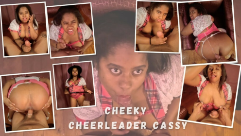 Cassy's Cheeky Cheerleader Fantasy in 4K VR preview