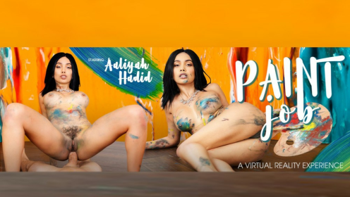 Aaliyah Hadid in Artistic VR Paint Job Fantasy preview