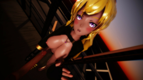 Yang Sunset Standing Handjob - Anime Parody Bliss preview
