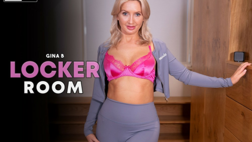 Gina B Locker Room Seduction in 8K VR preview
