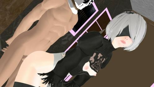 Nier Automata 2B Thighjob Buttjob VR Parody preview