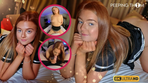 Shy Cheerleader Seduces Coach in Hot VR preview