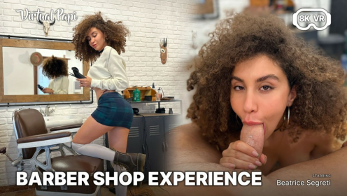 Beatrice Segreti in Hot Barber Shop VR Scene preview