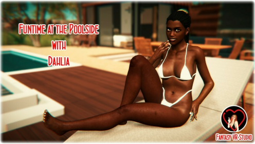 Poolside Passion with Dahlia in Stunning VR preview