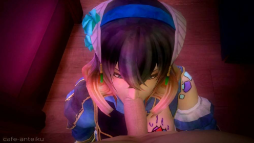 Miriam in Bloodstained XXX Parody Thrill preview