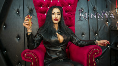 Mistress Kennya - SPH Verbal Humiliation Power Exchange Cigar Smoking Cuckolding preview