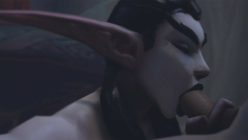 Dark Elf's Seductive Favor in WoW XXX Parody preview
