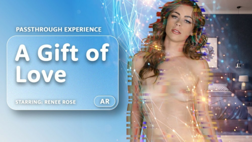Renee Rose in VR Love Gift Passthrough preview