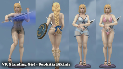 VR Bikini Sophitia XXX Parody in Stunning 3D preview